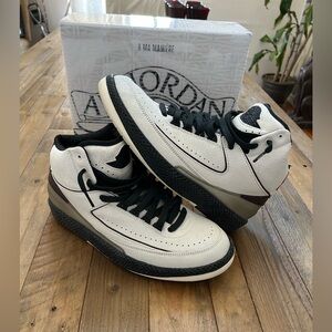Pre-owned Lightly Used Size 11.5 - Jordan 2 A Ma Maniere Sneakers.